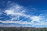 Cloud types, Ci: large bands of fibrous Cirrus clouds