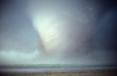 Extremely close encounter with beautiful but terrifying tornado