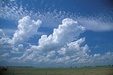 Cloud types, TCu: Towering Cumulus clouds from buoyant thermals