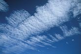 Stippled Altocumulus streaks in a calming sky texture abstract