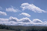Cloud types, Cu: soft, low Cumulus clouds with scraps of Fractus