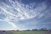 Cloud types, Ac: a patch of high, crumbly Altocumulus clouds