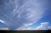 Storm anvil cloud formation process: young and mature anvils