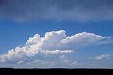 Early convection (towering clouds) in pre-storm conditions