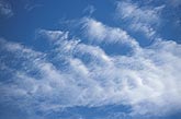Cloud texture abstract of fibrous high clouds with ripples 