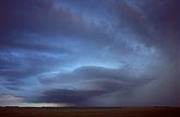 HP supercell, with tilted mesocyclone and rotating updraft column