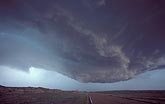Interpreting storm cloud features: mesocyclone on an HP supercell
