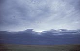 Quiet gray cloud layers set a meditative mood