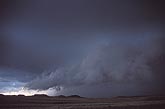 The first stage of a developing gust front, with low ragged clouds