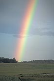 The bright spectrum of a rainbow