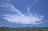 A single, large, isolated Cirrus cloud patch