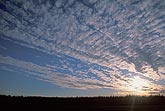 Cloud types, Ac: sweeping sheet of Altocumulus clouds
