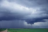 The updraft downdraft storm cycle in a small storm
