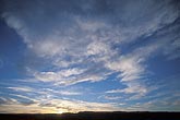 Cloud types, Ci: thin Cirrus clouds at sunset