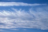 Feathery cloud in a gentle abstract sky with silky texture