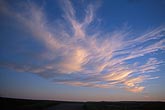 Cloud type, Ci: a broken Cirrus cloud sheet at sunset