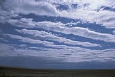 Cloud types, Ac: Altocumulus clouds in bands