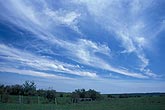 Cloud types, Ci: Cirrus clouds sheared by strong winds aloft