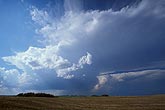 Thunderstorm cloud initiation, the first stage lacking organization