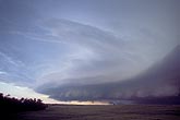 An ominous storm Arcus sweeps through remote countryside