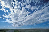 Cloud types, Ac: an Altocumulus cloud patch exhibiting wind shear
