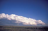A bank of Cumulus: evaporation level and condensation level