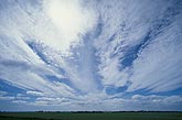 Cloud types, Ac: sheet of smooth, high, white Altocumulus clouds