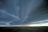 An unusual shelf cloud along a gust front, with several layers