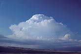 A classic supercell tornadic severe storm with a history of giant hail