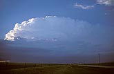 This supercell is a steady-state severe storm with rotating updraft