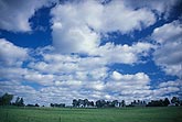 Cloud types, Cu: fair weather Cumulus clouds (Humilis type)