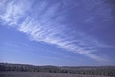 Cloud types, Ci: unusual Cirrus cloud band with many hairy filaments