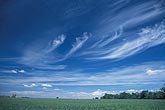 Cloud types, Ci: Cirrus clouds in tufts with fallstreak trails