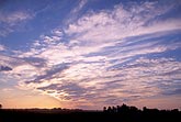 Cloud types, Ci: dense Cirrus clouds at sunset