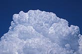 The boiling cauliflower top of a Cumulonimbus cloud
