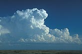 Cloud types, TCu: a very large mass of towering Cumulus clouds