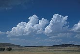 Cloud types, TCu: lines of towering Cumulus clouds 