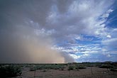A desert haboob or dust storm accompanies an outflow boundary