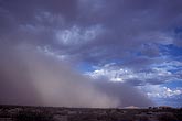 A large desert sandstorm (haboob), the result of downburst winds