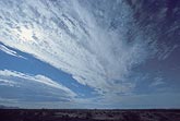 Cloud types, Ac: a high, thin Altocumulus patch