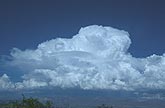 Cloud types, Cb: burst phase of a Cumulonimbus thunderhead cloud
