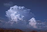 Cloud types, Cb: backside view of a young Cumulonimbus cloud
