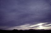 Cloud types: Altostratus cloud with Virga at dusk