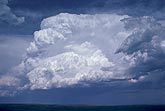 This boiling thunderhead is a left-mover storm (backside)