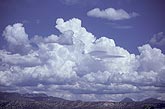 Towering Cumulus clouds (TCu) of varying sizes