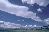 Mountain lee wave clouds