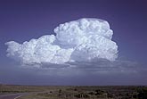 Cloud types: Cumulonimbus Calvus cloud