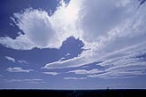 Cloud types, Ac: Altocumulus clouds with lenticular characteristics