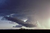 Rare unusual cloud form in inflow-outflow region of a storm