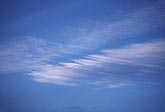 Billows in a cloud streak in a meditative abstract sky